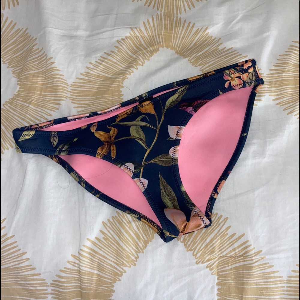 Traingl Bikini Floral Bottoms